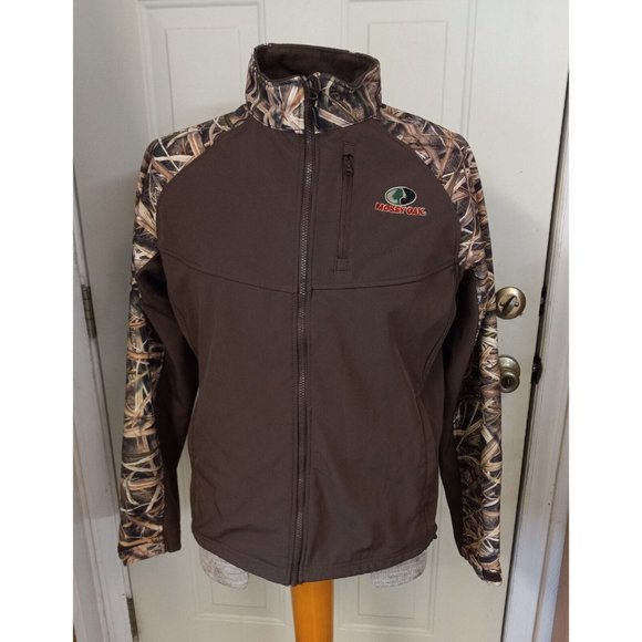 Mossy Oak Other - Men's Jacket Mossy Oak Shadow Grass Blades Camo L 42/44 Hunting Full Zipper EUC